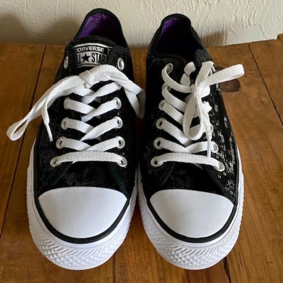 sequin converse all stars